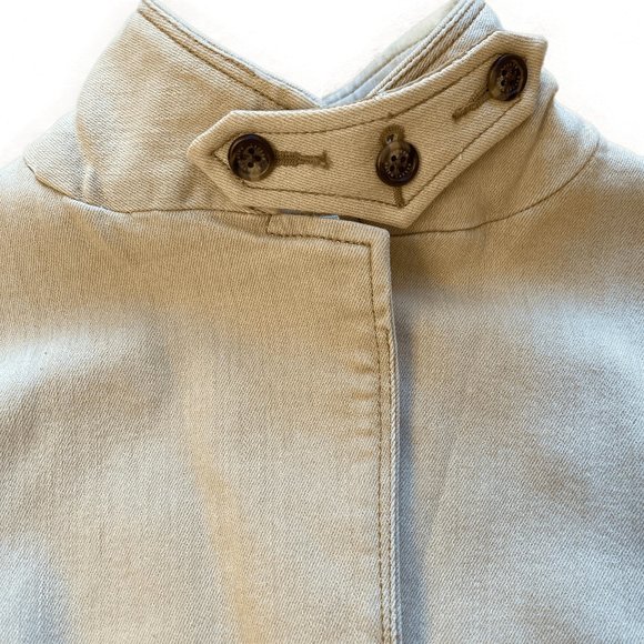 NWT Lauren Ralph Equestrian Leather Trim Stretchy Cotton blend Blazer Jacket - Picture 5 of 13